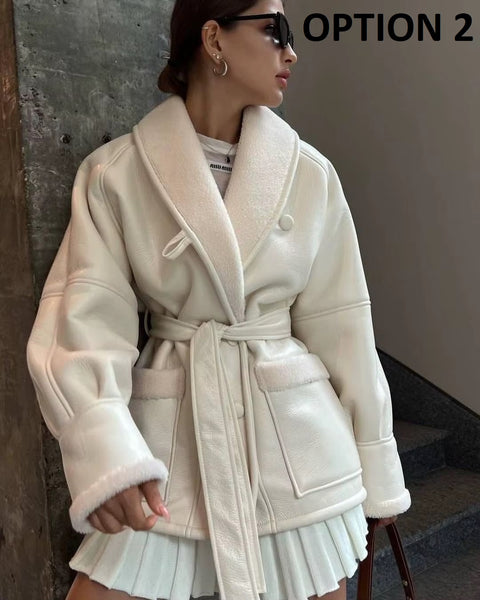 New Fashion temperament  long sleeve coat CODE: KAR4335
