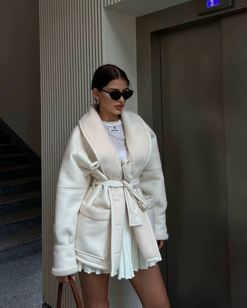 New Fashion temperament  long sleeve coat CODE: KAR4335