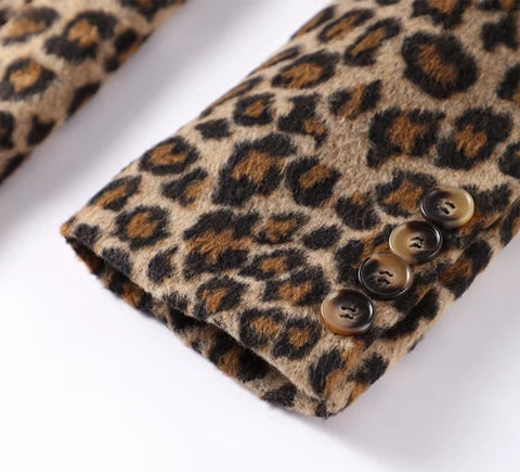 New Casual Turndown Collar V-neck Long Sleeve Jacket CODE: KAR4339