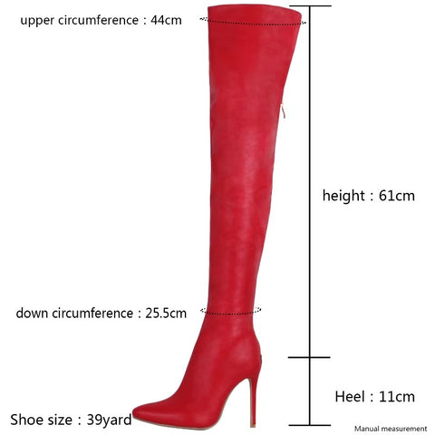 New Style Fashion Personality Knee Over Size Boots CODE: KAR4344