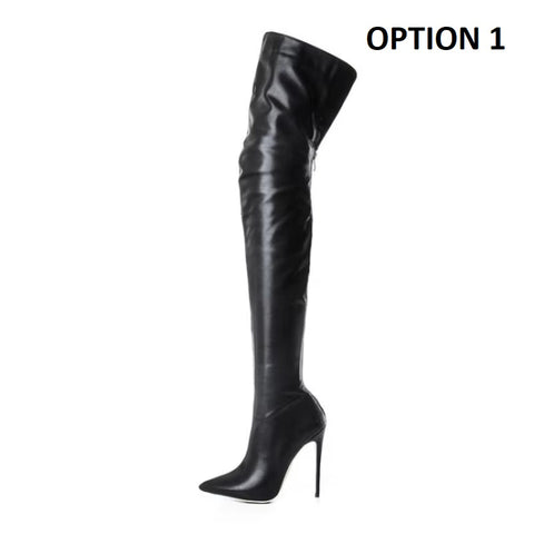New Style Fashion Personality Knee Over Size Boots CODE: KAR4344