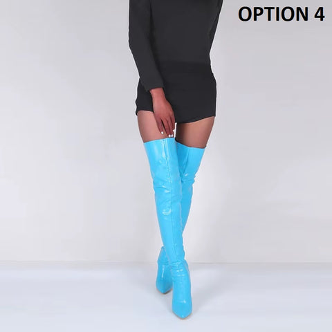 New Style Fashion Personality Knee Over Size Boots CODE: KAR4344