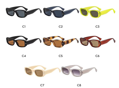 New Square Retro Fashion Driving Mirrors Outdoor Sunscreen Glass CODE: KAR4347