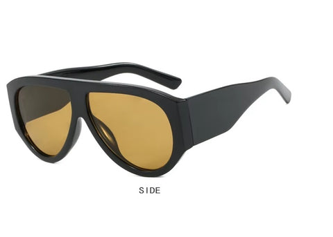 New Retro Shades Fashion Gradient Rivets Decoration Sun Glass CODE: KAR4349