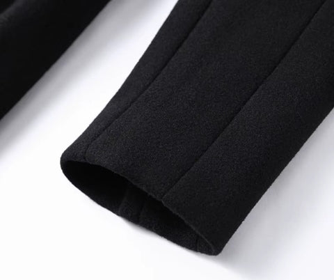 New V Neck Wide Shoulder Long Sleeve Jacket CODE: KAR4354