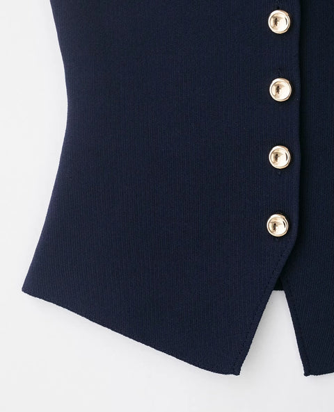 New casual and undecorated V-neck sleeveless vest Top CODE: KAR4361