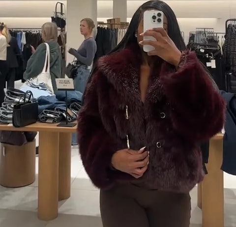 New Winter Outerwear Fashion Elegant Office Coat CODE: KAR4363