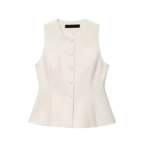 New Fashion Short Vest Top and Trousers 2 Pieces Set CODE: KAR4367