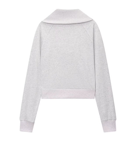 New Turn-Down Collar Long Sleeves Pocket Zipper Short Coat+ Long Pant Set CODE: KAR4368