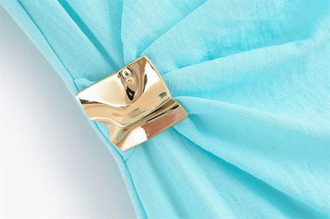 New Fashion asymmetrical sleeveless Midi dress CODE: KAR4370