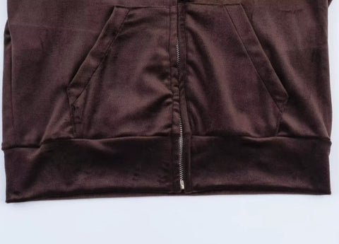 New Classic Velvet Printed Jacket And Pant Set CODE: KAR4371