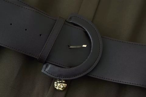 New Autumn Sleveless Simple Color Dress CODE: KAR4375