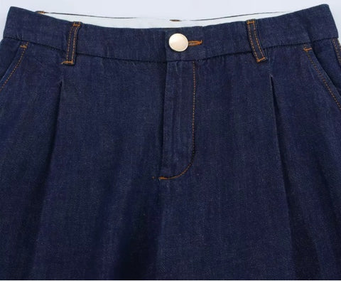 New V Forest Shirt and High Waist Wide Pant CODE: KAR4378