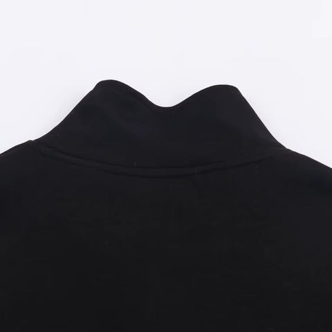 New Fashion Autumn Casual Printed Zipper Sweatshirt And Flared Pants Set CODE: KAR4379