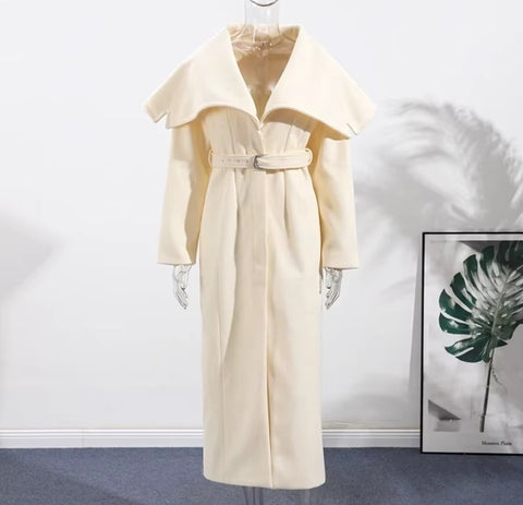 New Open Collar Strap Fashion Casual Coat CODE: KAR4382