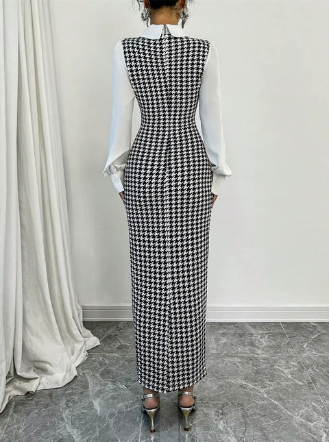 New Slim Waist Fashion Long Dress CODE: KAR4386