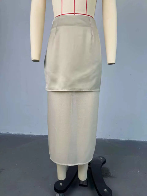 New Fashion Sexy Lace Shirt and  Skirt Two-Piece Set CODE: KAR4395