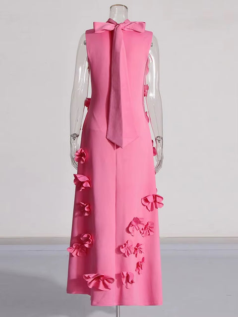 New Fashion Stand Collar Patchwork Lace Up A Line Dress CODE: KAR4423