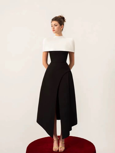 New Fashion Square Collar Sleeveless High Waist Camisole Dress CODE: KAR4425