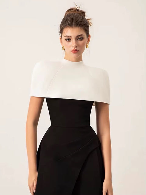 New Fashion Square Collar Sleeveless High Waist Camisole Dress CODE: KAR4425