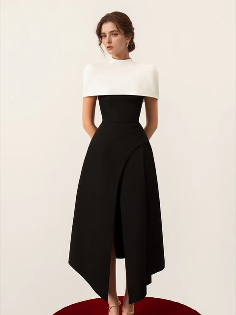 New Fashion Square Collar Sleeveless High Waist Camisole Dress CODE: KAR4425