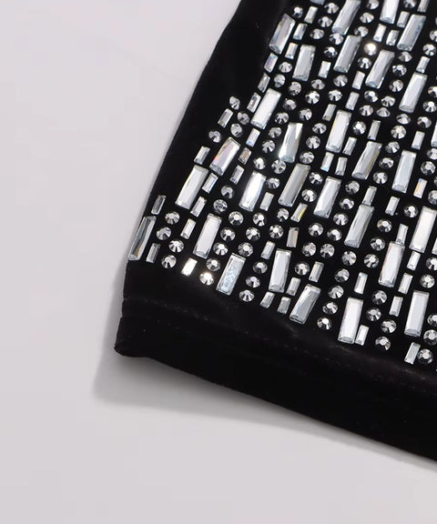 New Stand Neck Long Sleeves Temperament Dress CODE: KAR4428