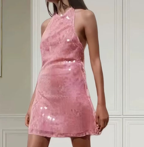 New Fashion High Waist Mini Dress CODE: KAR4439