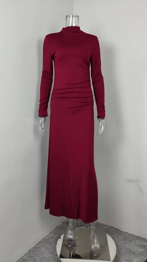 New Fashion Slim-Fit Long Sleeve Bodycon Dress CODE: KAR4442