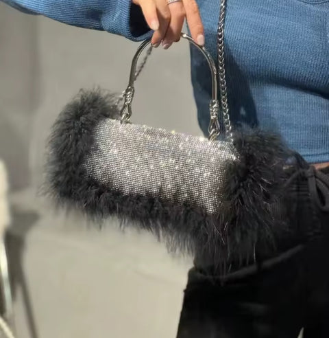 New Shiny Diamond Party Wedding  Fashion Tote Bag CODE: KAR4452