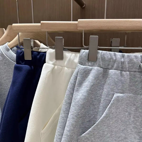 New Fashion Casual Butterfly Knot Sweatshirt Skirt Two-Piece Set CODE: KAR4455