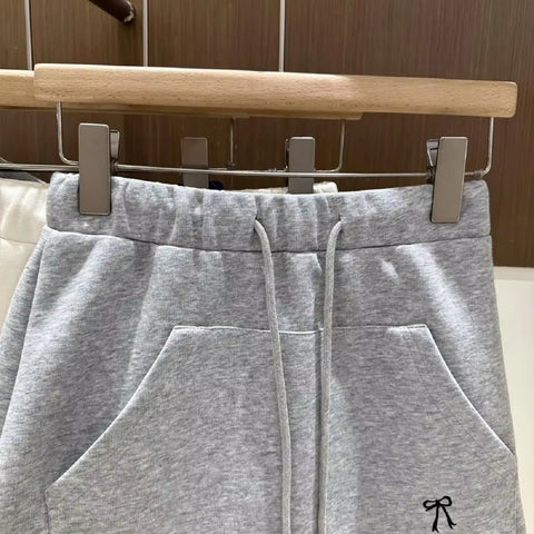 New Fashion Casual Butterfly Knot Sweatshirt Skirt Two-Piece Set CODE: KAR4455