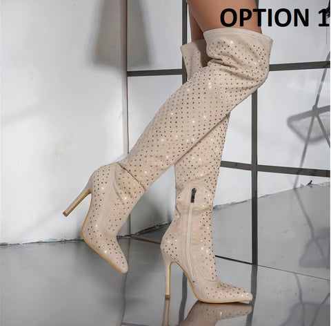 New Fashion Autumn Winter High heels Over the Knee long Boots CODE: KAR4466