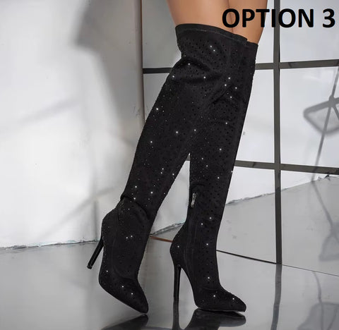 New Fashion Autumn Winter High heels Over the Knee long Boots CODE: KAR4466