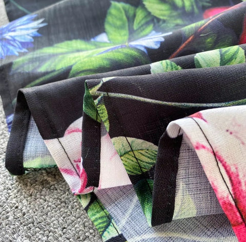 New Floral Print Sleeveless Square Collar Dress CODE: KAR4469