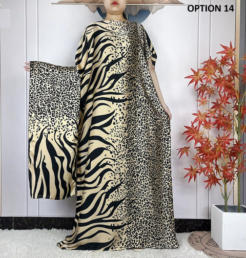 New Fashion Printed Soft Loose Long Maxi Party Dress CODE: KAR4481