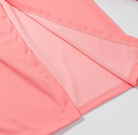 New High Collar Long Sleeves Zipper Long Dress CODE: KAR4491