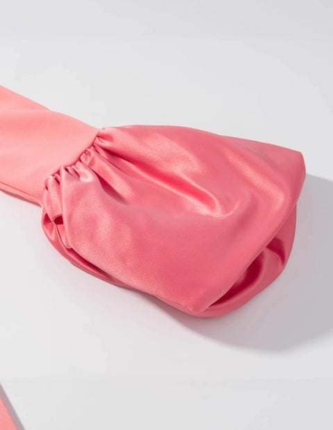 New High Collar Long Sleeves Zipper Long Dress CODE: KAR4491