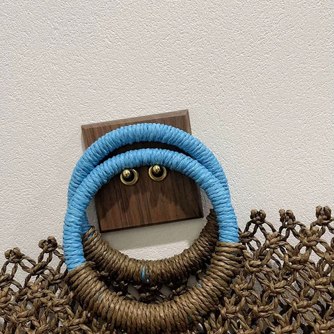 New Fashion Round Handle Handmade Handbag CODE: KAR4505