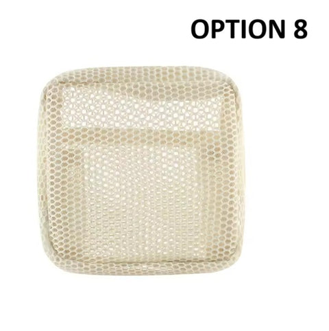 New Square Mesh Portable Storage Bag with Zipper CODE: KAR4510
