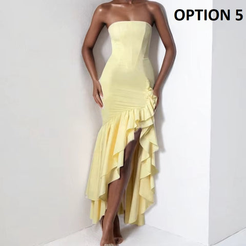 New Fashion Strapless Elegant Long Dresses CODE: KAR4513