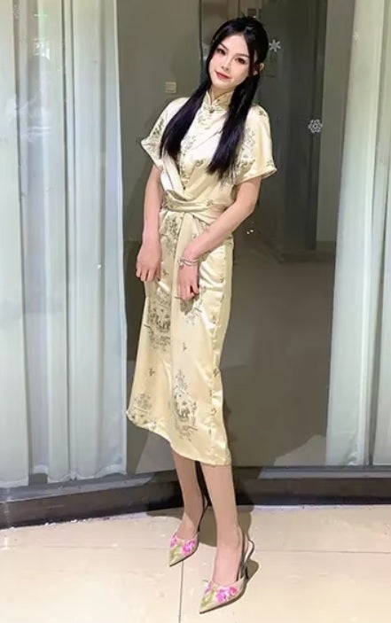 New Pointed Toe Flower Fashion Gladiator Party Heels CODE: KAR4519