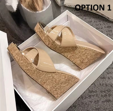 New Fashion Peep Toe High Heels Shoes CODE: KAR4526