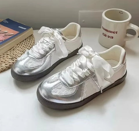 New Lace Up Walking Flats Casual Shoes CODE: KAR4528