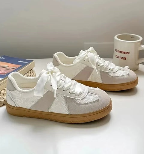 New Lace Up Walking Flats Casual Shoes CODE: KAR4528