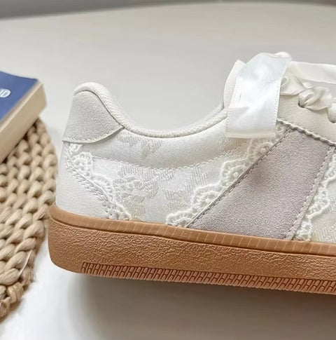 New Lace Up Walking Flats Casual Shoes CODE: KAR4528