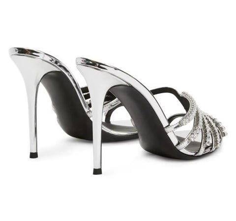 New Rhinestone Pointed End Commuting Fashion Heels CODE: KAR4532