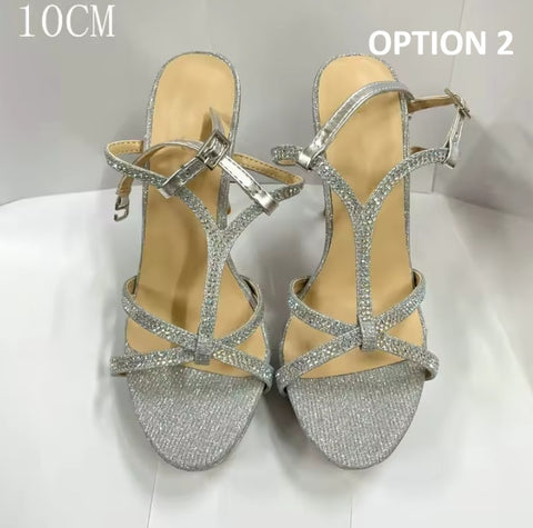 New Beauty Fashion Glite Uppers Pointy Thin Heel High Heel Sandals CODE: KAR4533