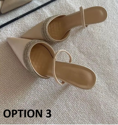 New Spring and Autumn Pointed High-heeled Sandals CODE: KAR4534