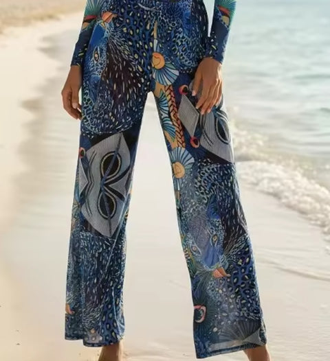 New Long Sleeve with Zip Front Leggings Swimwear CODE: KAR4541