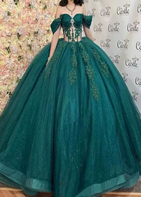 New Off Shoulder Customized Elegant Ball Gown Formal Vestido CODE: KAR4550